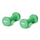 2 lb. Vinyl Coated Dumbbells - 1 Pair