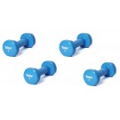 5 lb. Colored Vinyl Coated Dumbbells from York - 2 Pair (4 Dumbbells Total)