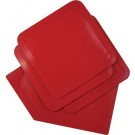 Throw-Down Baseball Bases...Set Of 3 Bases & 1 Home Plate...Red (2 Sets of Bases)