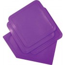 Throw-Down Baseball Bases...Set Of 3 Bases & 1 Home Plate...Purple (2 Sets of Bases)