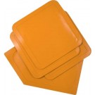 Throw-Down Baseball Bases...Set Of 3 Bases & 1 Home Plate...Orange (2 Sets of Bases)