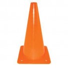 9" Orange Lightweight Poly Colored Cones (Set of 32)