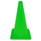 9" Green Lightweight Poly Colored Cones (Set of 32)