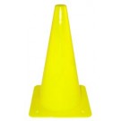 12" Yellow Lightweight Poly Colored Cones (Set of 16)