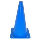 12" Blue Lightweight Poly Colored Cones (Set of 16)