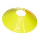 7 3/4" Yellow Saucer Field / Half Cone Markers - 1 Dozen