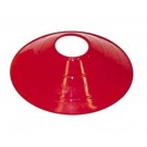 7 3/4" Red Saucer Field / Half Cone Markers - 1 Dozen