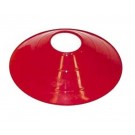 7 3/4" Red Saucer Field / Half Cone Markers - 1 Dozen