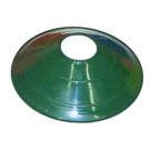 7 3/4" Green Saucer Field / Half Cone Markers - 1 Dozen