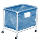 Blue PVC Laundry and Equipment Cart