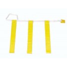 Youth Triple Yellow Flag Football Set - 1 Dozen