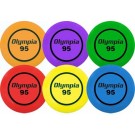 95 Gram Olympia Flying Discs (One of Each Color) - Set of 6