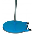 Blue 24" Dome Game Standards with Wheels (One Pair)