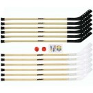 56" Wood Outdoor Hockey Set