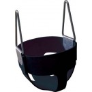 Enclosed Black Rubber Swing Seat