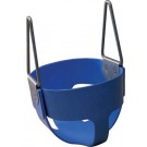 Enclosed Blue Rubber Swing Seat