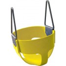 Enclosed Yellow Rubber Swing Seat