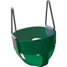 Enclosed Green Rubber Swing Seat