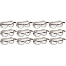 Ventilated Adult Safety Goggles - 1 Dozen