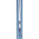 White Economy Lanyards - 1 Dozen