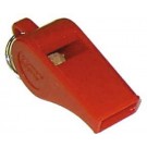 2" Red Official's Whistles - 1 Dozen