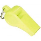 2" Neon Yellow Official's Whistles - 1 Dozen