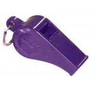 2" Neon Purple Official's Whistles - 1 Dozen