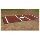 ProMounds 12' X 6' Baseball Batting Mat Pro (with Lines) - CLAY Turf