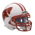 Wisconsin Badgers NCAA Mini Authentic Football Helmet From Schutt