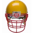 Scarlet Reinforced Jaw and Oral Protection (RJOP-XL-UB-DW) Full Cage Football Helmet Face Guard from Schutt