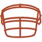 White Reinforced Jaw and Oral Protection (RJOP) Full Cage Football Helmet Face Guard from Schutt