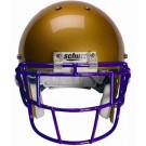 Purple Eyeglass Oral Protection (EGOP) Football Helmet Face Guard from Schutt