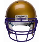 Purple Reinforced Oral Protection (ROPO) Full Cage Football Helmet Face Guard from Schutt