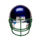 Dark Green Nose and Oral Protection (NOPO) Full Cage Football Helmet Face Guard from Schutt