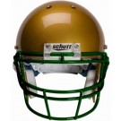 Dark Green Reinforced Oral Protection (ROPO) Full Cage Football Helmet Face Guard from Schutt