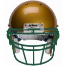 Dark Green Reinforced Oral Protection (ROPO-DW) Full Cage Football Helmet Face Guard from Schutt