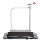 Seca 676 Wheelchair Scale with Handrail (800 lb Capacity)