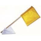 White and Yellow Officials Flag