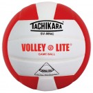 Tachikara "Volley-Lite" Sensi-Tec Composite Leather Volleyball  (Scarlet / White)