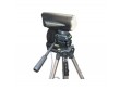 Jugs Sports Radar Gun attached to tripod